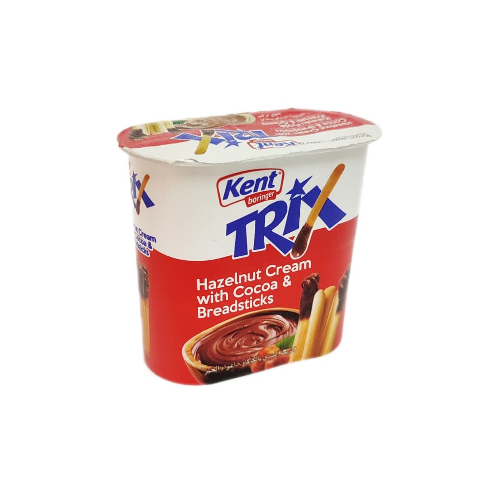 Crema de avellanas con cacao y palitos de pan Kent boringer (56 g / 1.97 oz) - Imagen 1