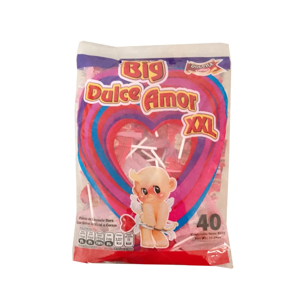 Paleta de caramelo duro sabor cereza (880 g / 1.94 lb) - Imagen 1