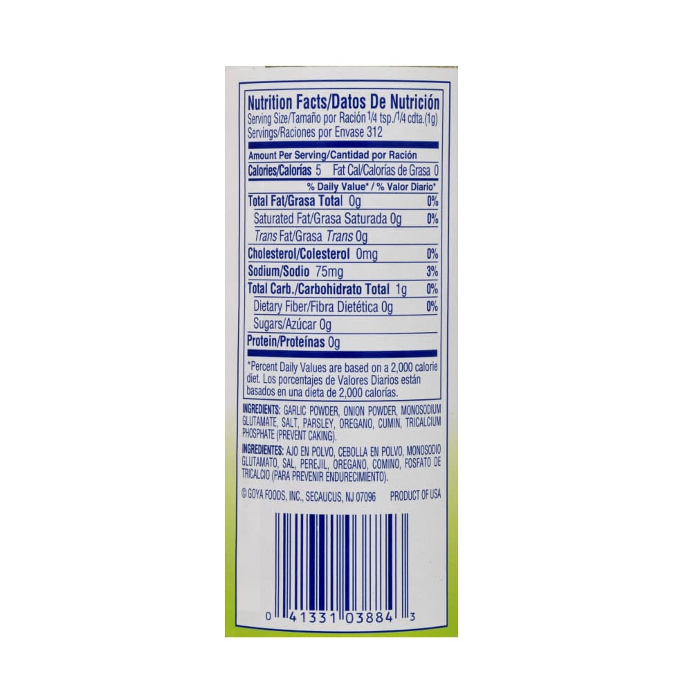 Sazonador total Goya (312 g / 11 oz) - Miniatura 3