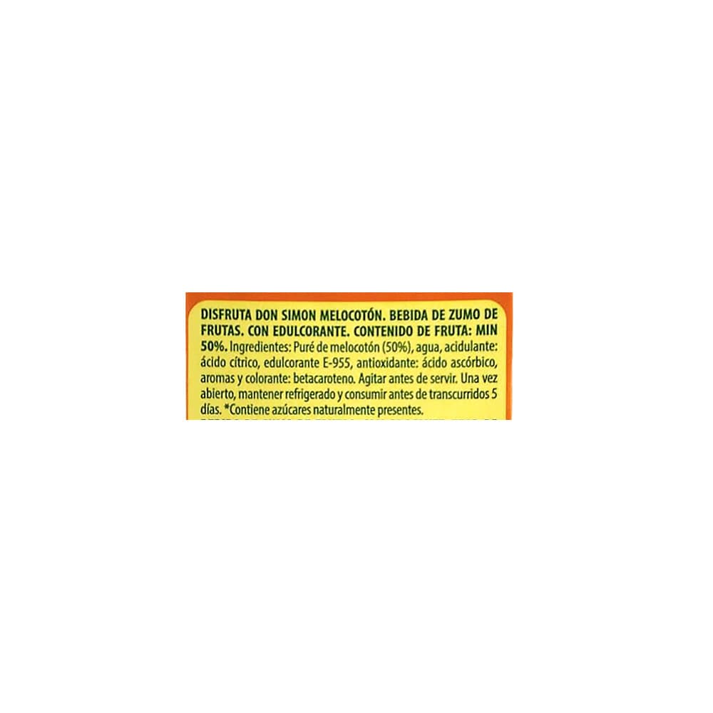Jugo de melocotón Don Simon (1 L) - Miniatura 4