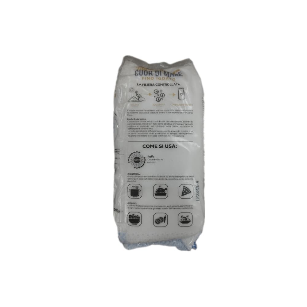 Sal fina marina yodada Cuor di Mare (1 kg / 2.2 lb) - Miniatura 2