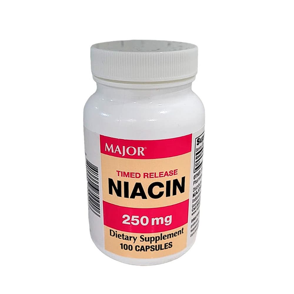 Niacina 250 mg Major (100 cápsulas) - Imagen 1