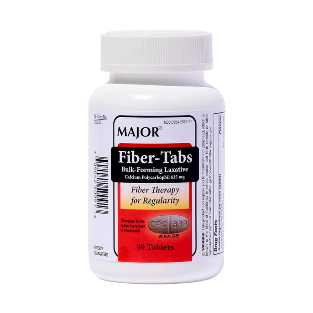 Fiber-Tabs. Policarbofilo de calcio 625 mg (90 tabletas) - Imagen 1