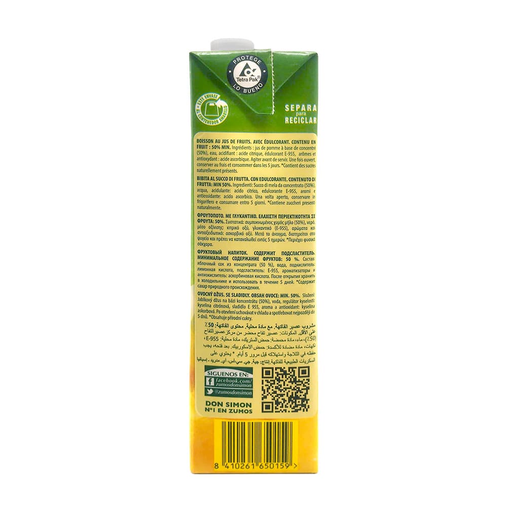 Jugo de manzana Don Simon (1 L) - Miniatura 2