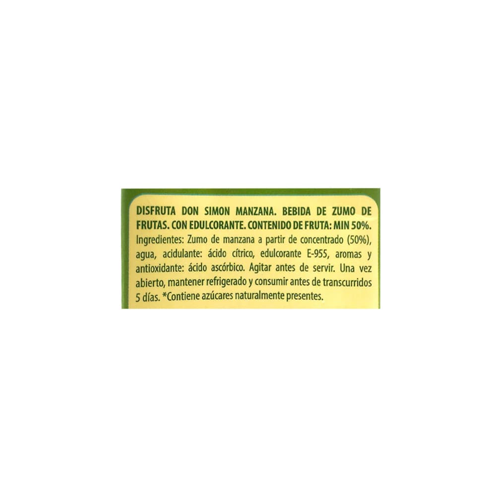 Jugo de manzana Don Simon (1 L) - Miniatura 3