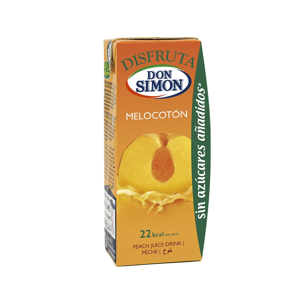 Zumo - jugo - de melocotón Disfruta Don Simon (6 x 200 ml) - Miniatura 2