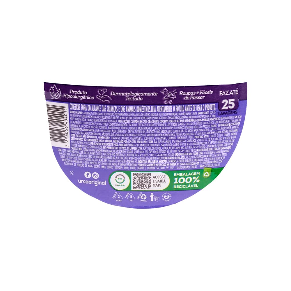 Suavizante de ropas lavanda Urca (2 L) - Miniatura 3