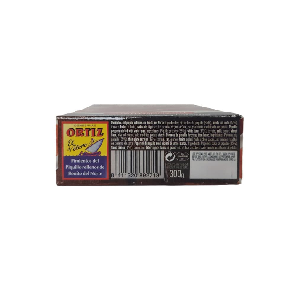 Pimientos del piquillo rellenos de bonito del norte Ortiz (300 g / 10.58 oz) - Miniatura 2