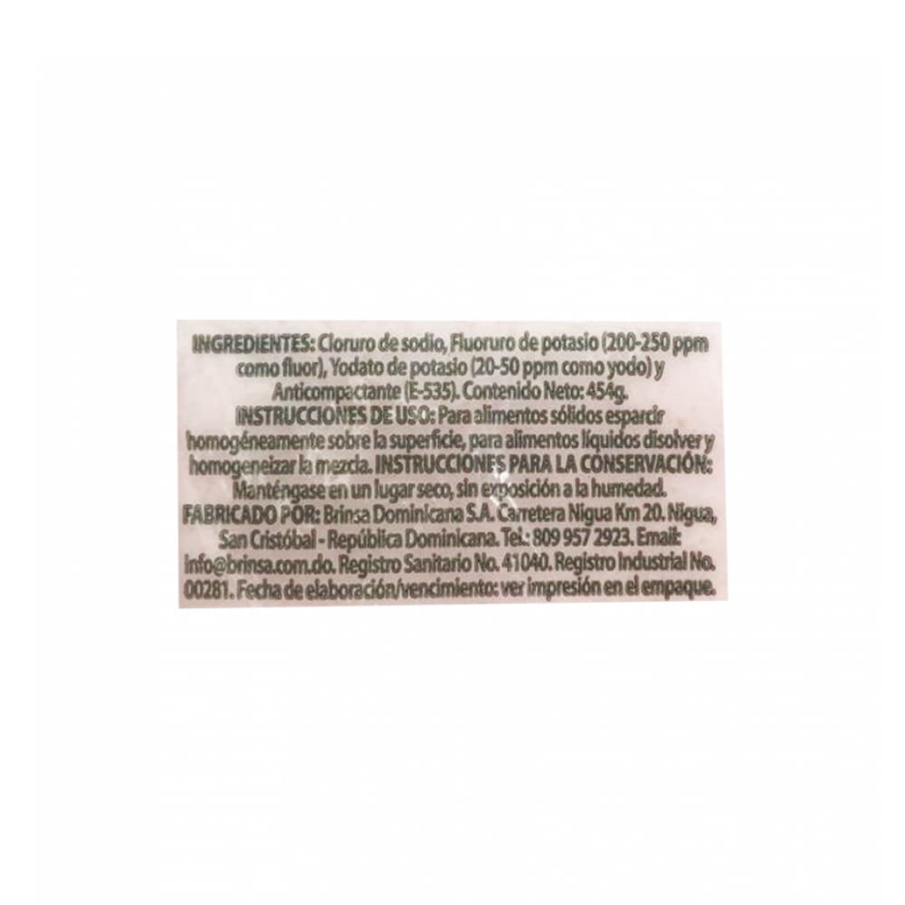 Sal con alta pureza Refisal (454 g / 1 lb) - Miniatura 2