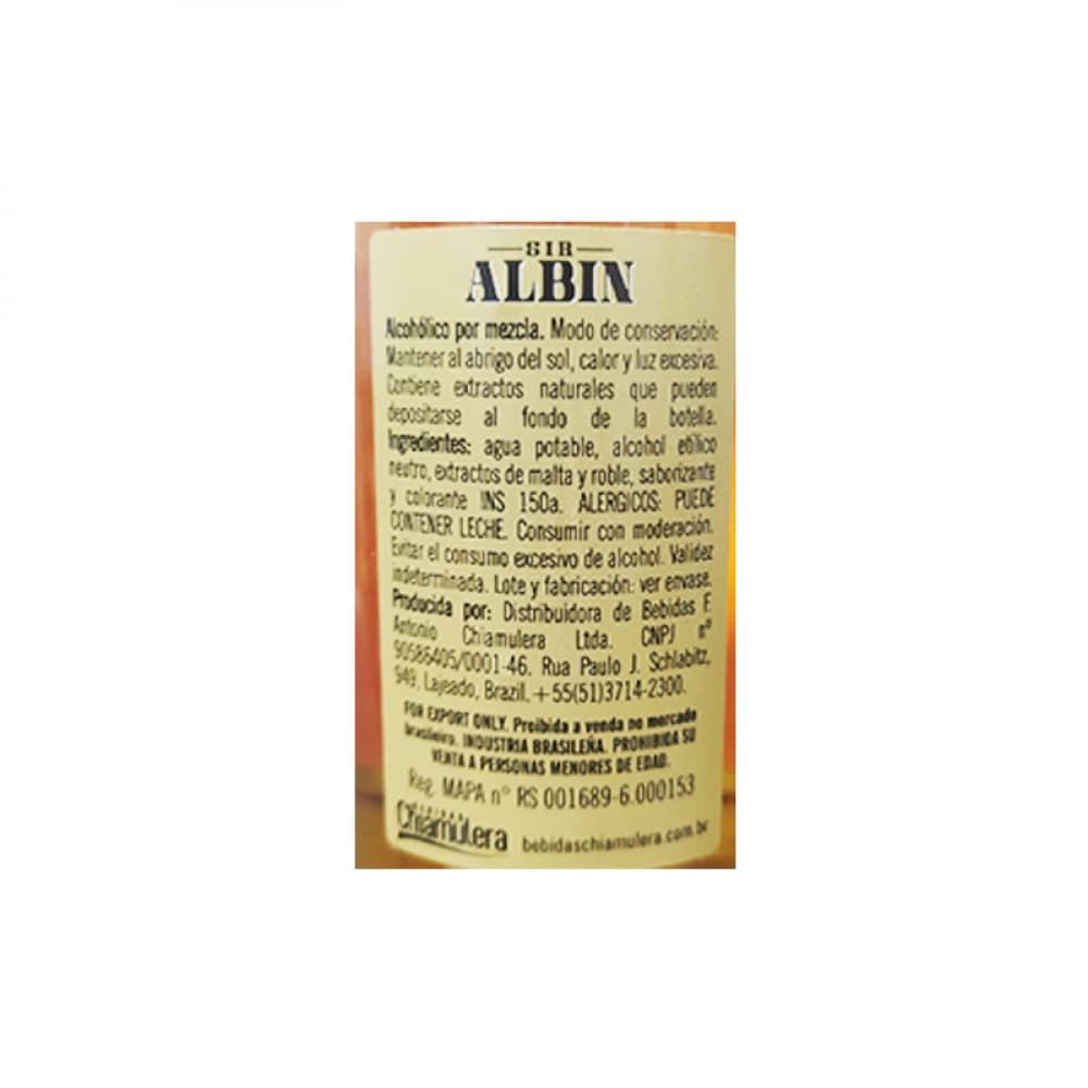 Whisky de malta premium Sir Albin (300 ml) - Miniatura 2