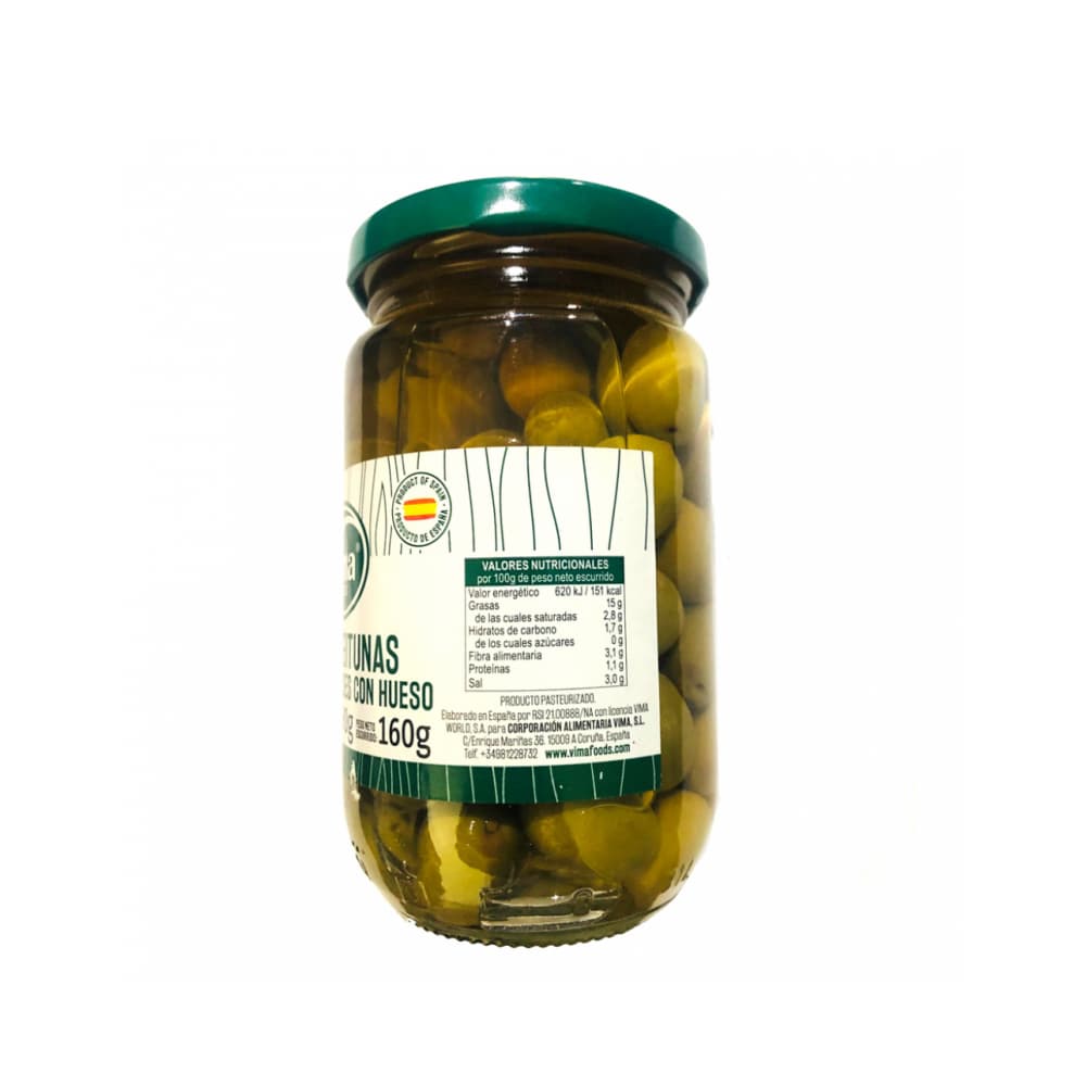 Aceitunas verdes con hueso Vima Foods (290 g / 10.23 oz) - Miniatura 2