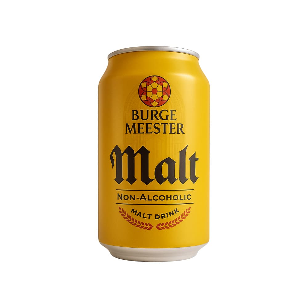 Malta Burge Meester (330 ml) - Imagen 1
