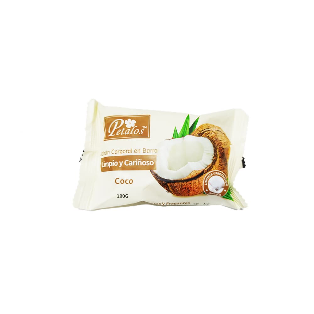 Jabón de tocador de coco Pétalos (100 g / 3.53 oz) - Imagen 1