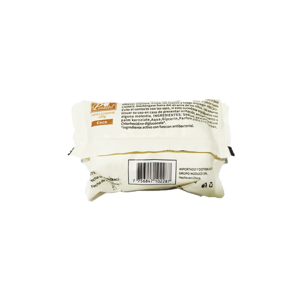 Jabón de tocador de coco Pétalos (100 g / 3.53 oz) - Miniatura 3