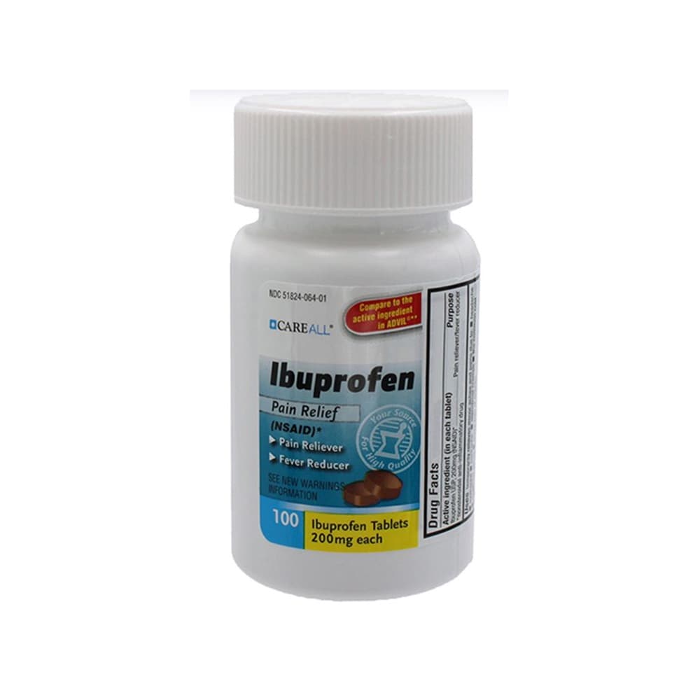 Ibuprofeno 200 mg CareAll (100 tabletas) - Miniatura 1