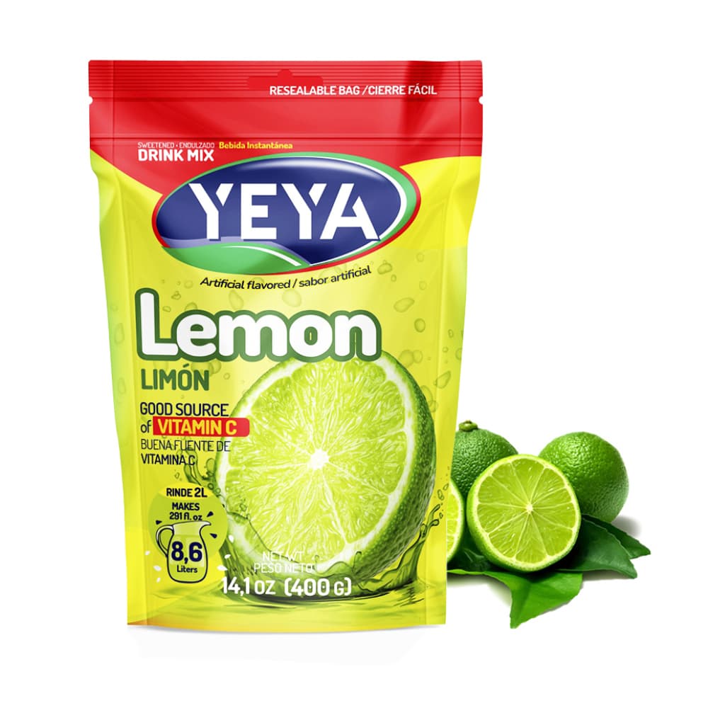 Refresco instantáneo sabor a limón Yeya (400 g / 14.1 oz) - Imagen 1