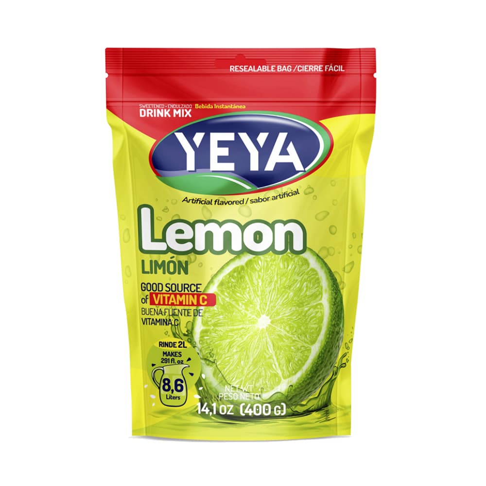 Refresco instantáneo -con azúcar- sabor a limón Yeya (15 x 400 g / 14.1 oz) - Miniatura 2