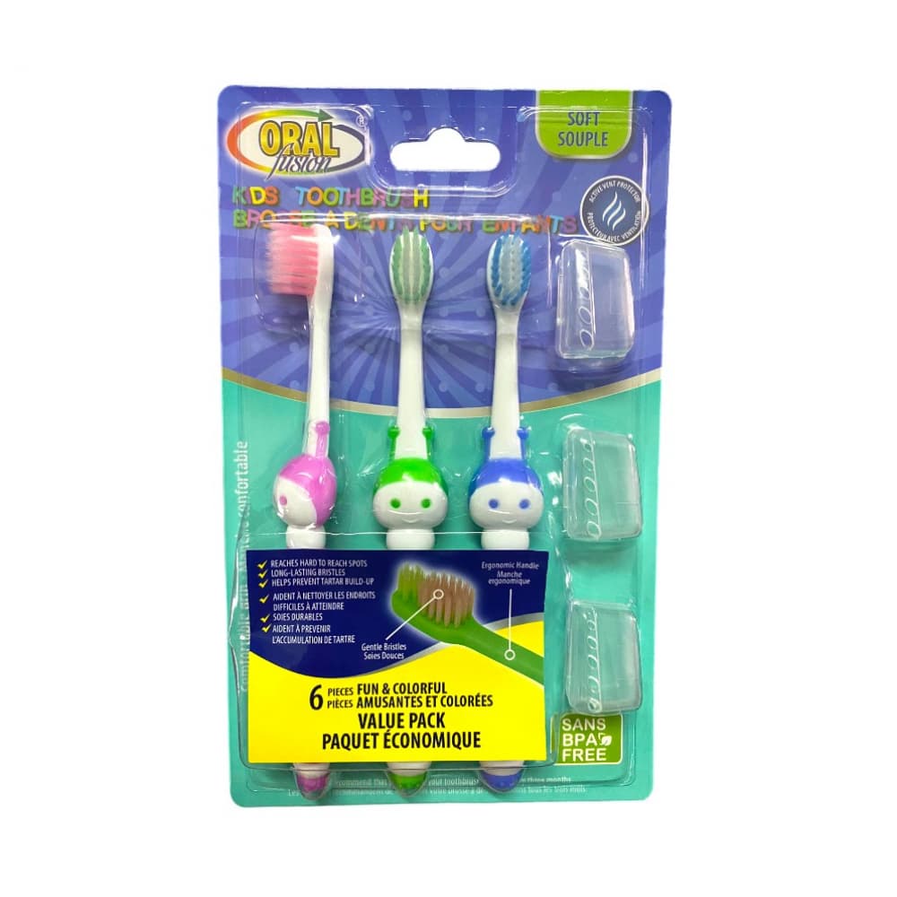 Cepillos de dientes para niños Oral Fusion (3 U) - Imagen 1