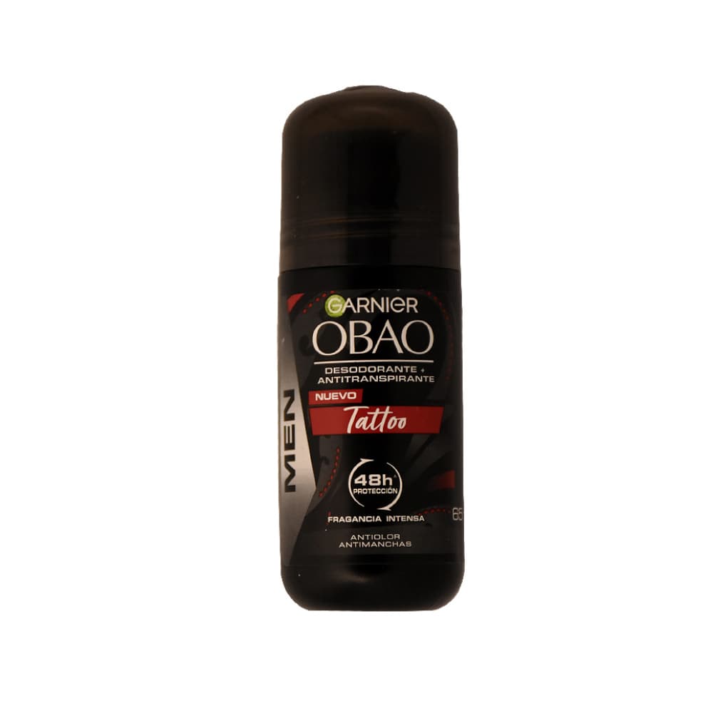 Desodorante antitranspirante para hombre Tattoo Obao Garnier (65 g / 2.29 oz) - Imagen 1