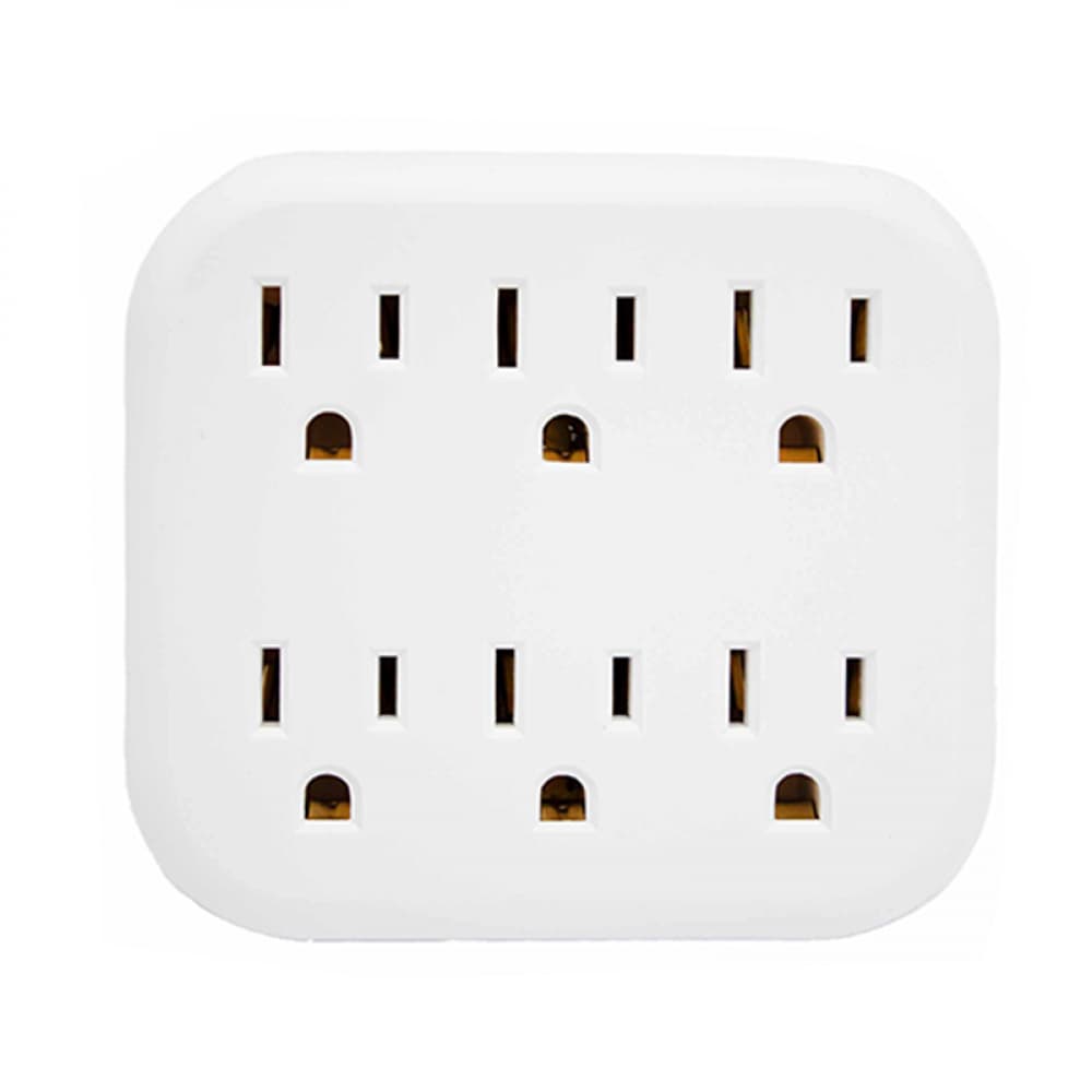 Adaptador de 6 vías para enchufe - tomacorriente - 125 V Troen - Miniatura 3