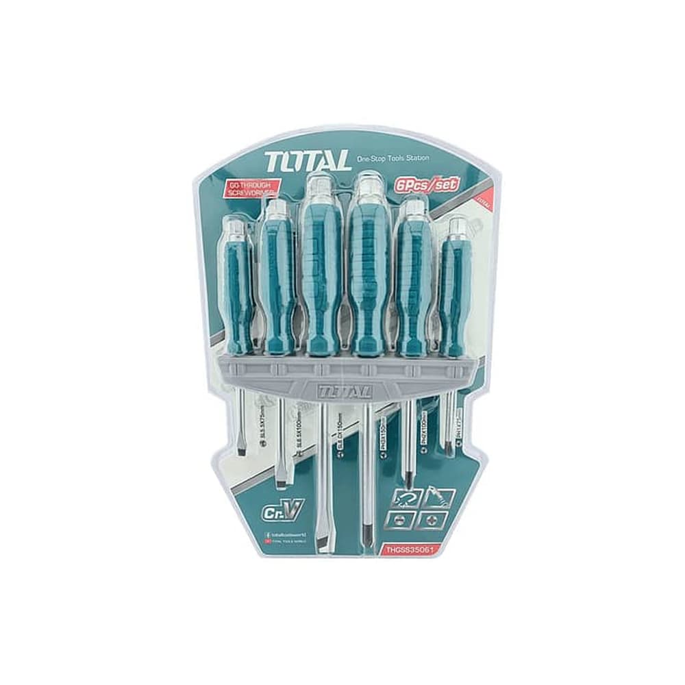 Juego de destornilladores de 6 piezas THGSS35061 Total Tools - Miniatura 2