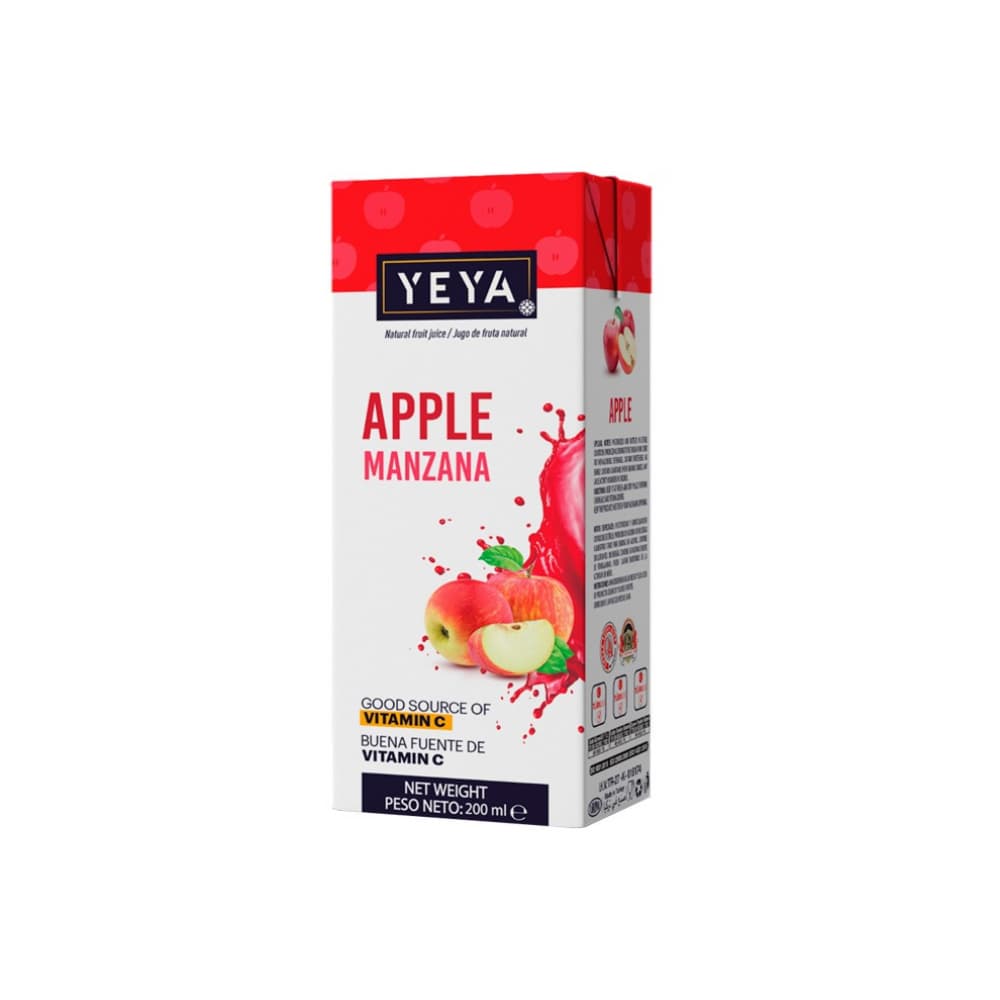 Bebida saborizada sabor manzana Yeya (10 x 200 ml) - Miniatura 3