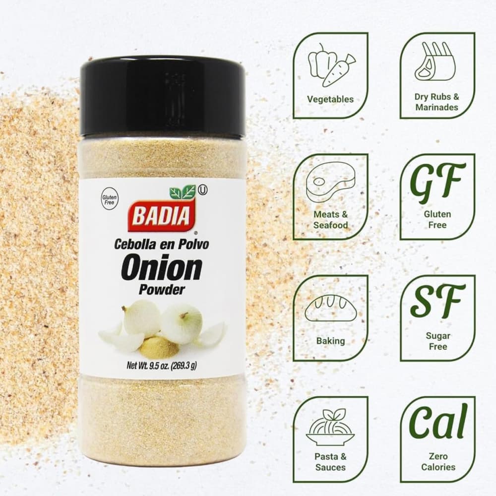 Sal de cebolla Badia (127.6 g / 4.5 oz) - Miniatura 4
