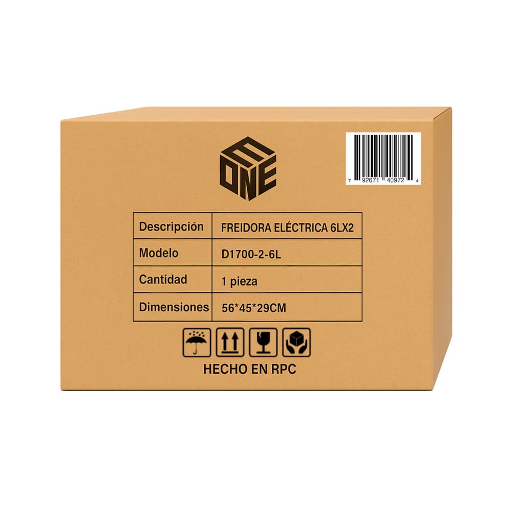 Freidora eléctrica de 6L + 6L Eone D1700-2-6L - Miniatura 4