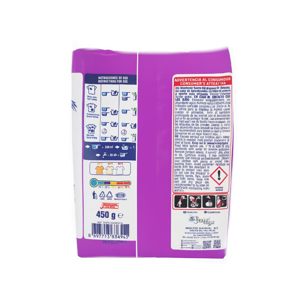 Detergente en polvo de lavanda Peros (450 g / 15.87 oz) - Miniatura 3