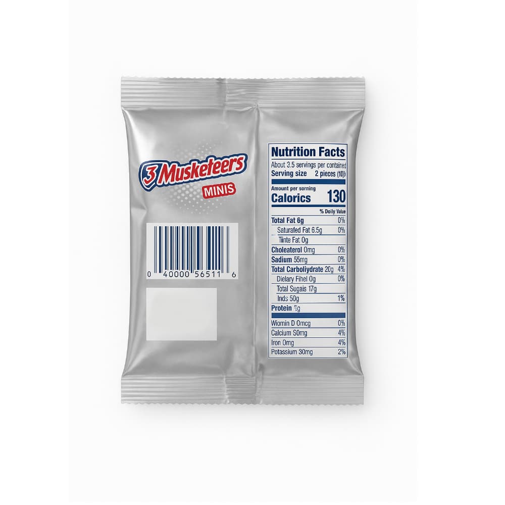 Barras de chocolate minis 3 Musketeers (74.8 g / 2.64 oz) - Miniatura 2