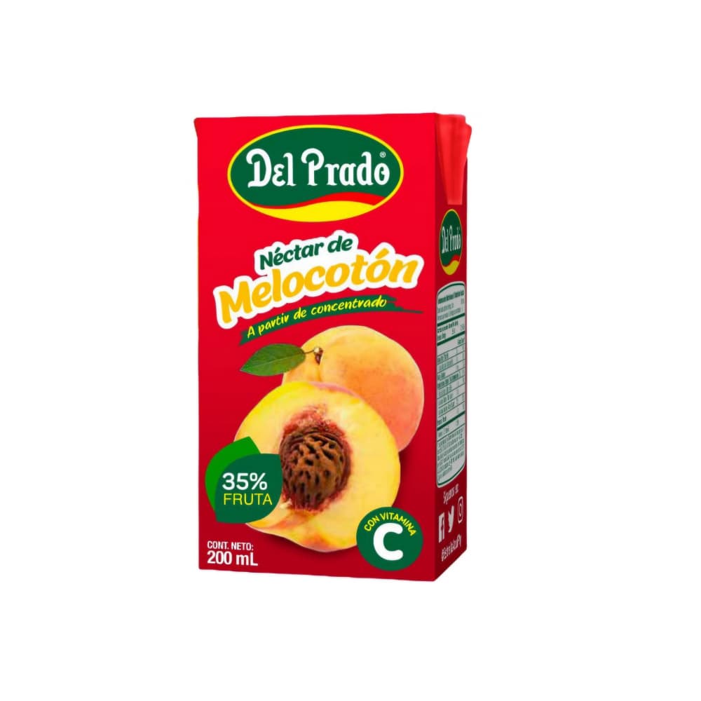 Néctar de melocotón Del Prado (24 x 200 ml) - Miniatura 2
