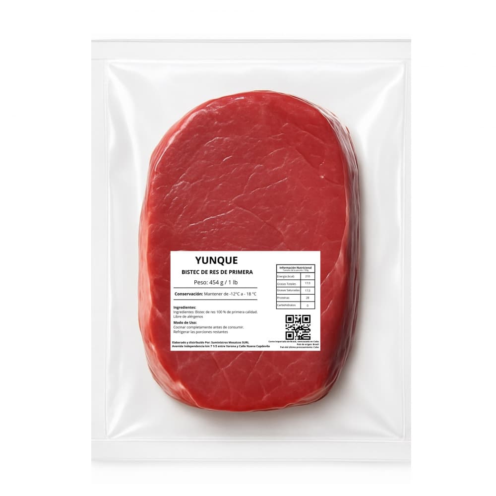 Bistec de res de primera Yunque (454 g / 1 lb) - Miniatura 2