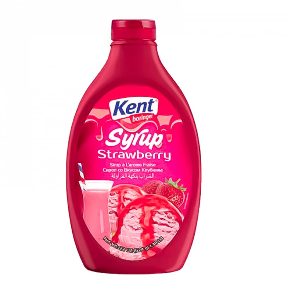 Sirope sabor fresa Kent boringer (624 g / 1.38 lb) - Imagen 1