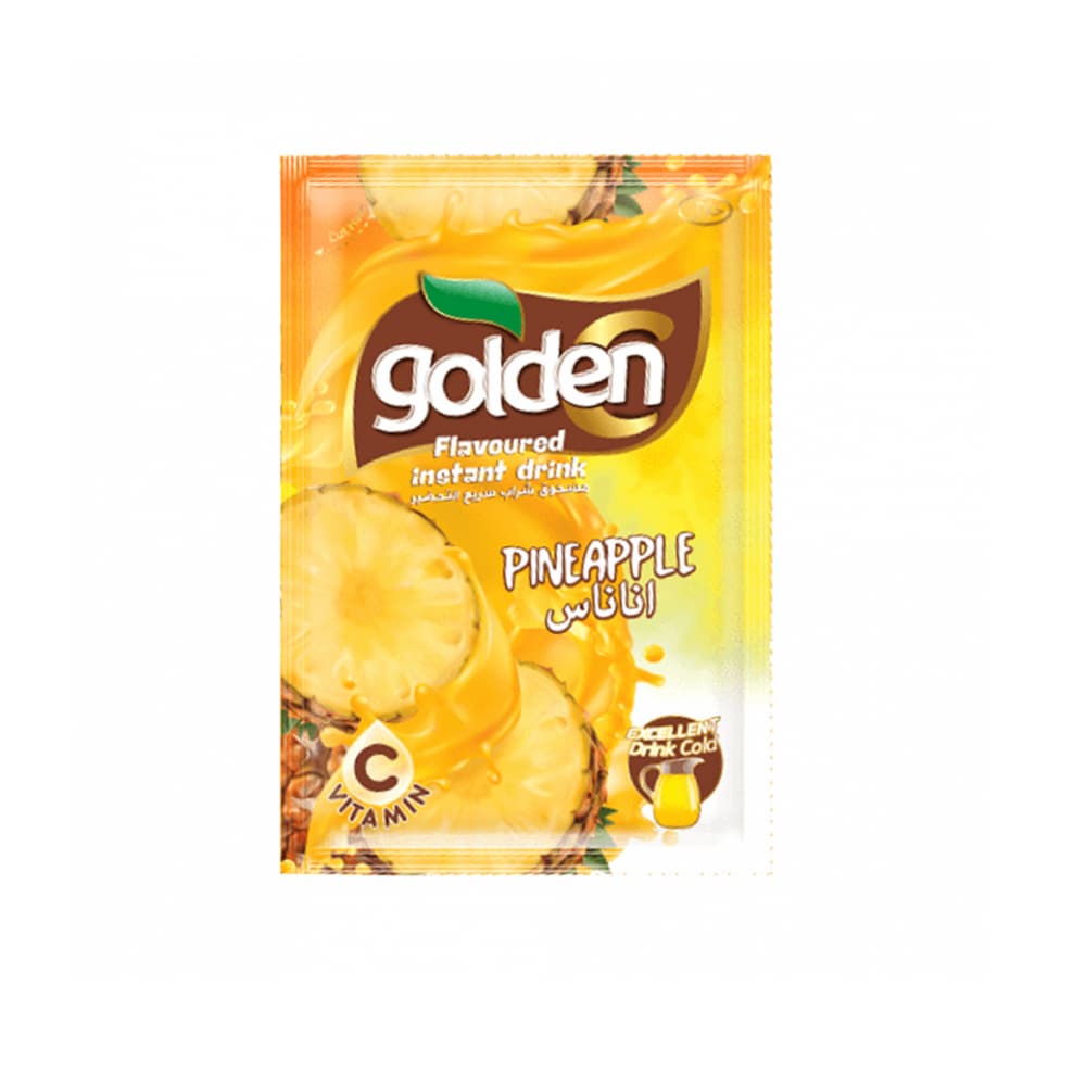 Refresco instantáneo sabor piña con vitamina c Golden C (9 g) - Imagen 1