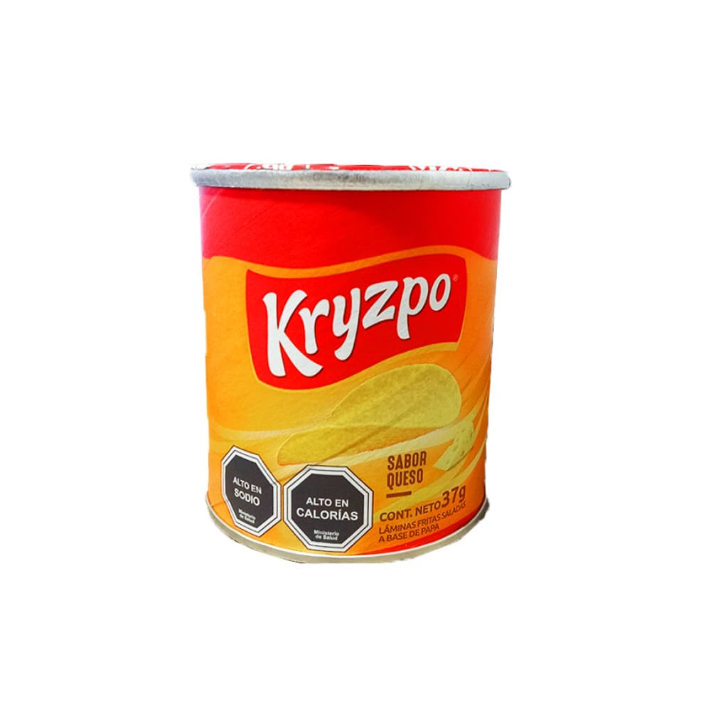 Papas sabor queso Kryzpo (37 g / 1.3 oz) - Imagen 1