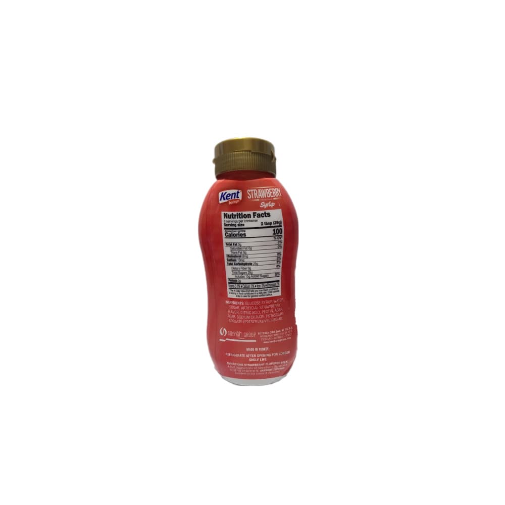 Sirope sabor fresa Kent boringer (323.3 g / 11.4 oz) - Miniatura 2