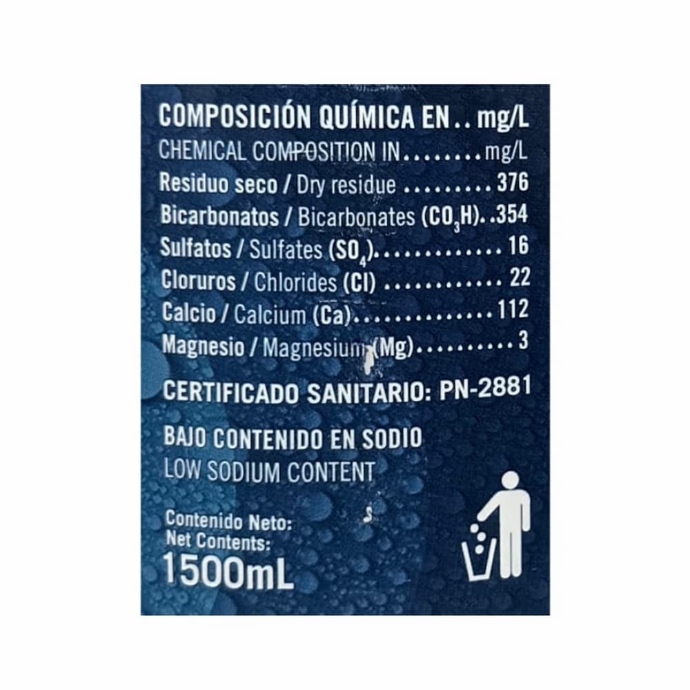 Agua mineral natural Ciego Montero (1.5 L) - Miniatura 2