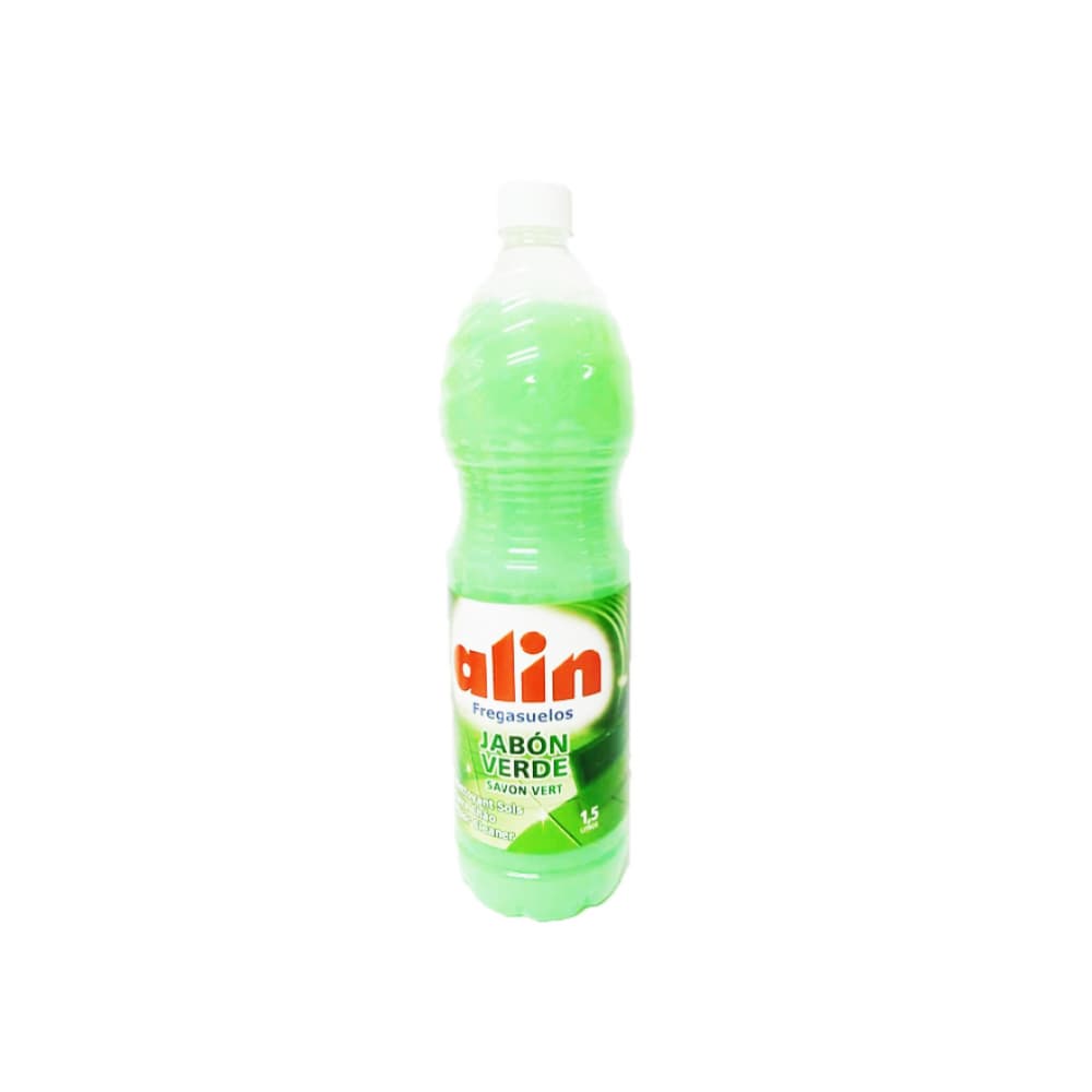 Fregasuelos jabón verde Alin (1.5 L) - Imagen 1