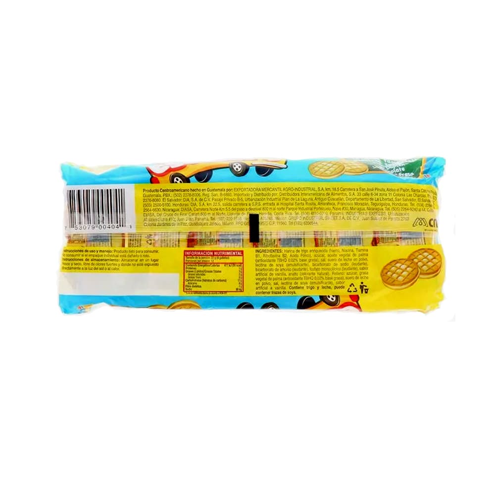 Galleta con relleno sabor a vainilla Escolar (264 g / 9.30 oz) - Miniatura 3