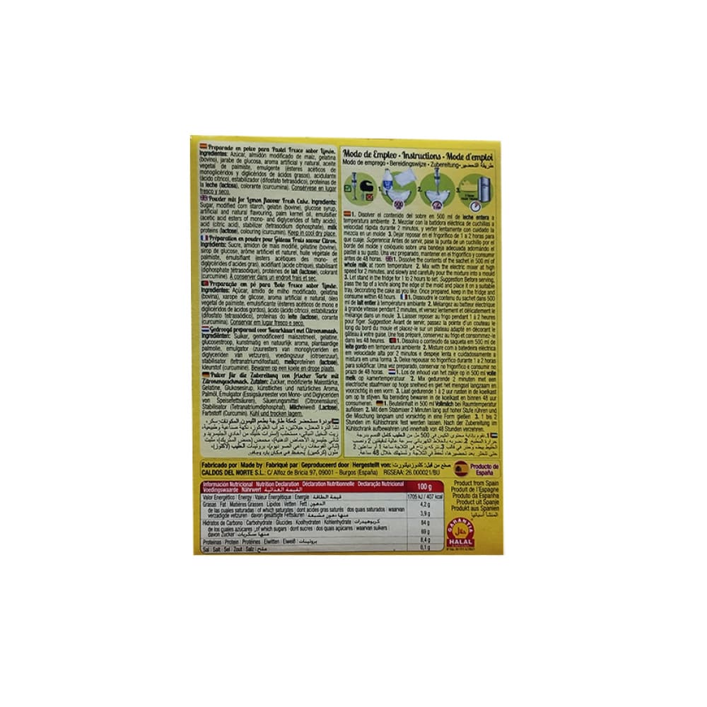 Pastel fresco sabor limón (75 g / 2.65 oz) - Miniatura 3