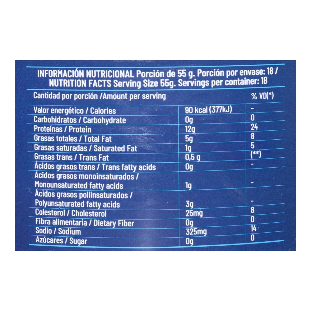 Atún en trozos en aceite vegetal YEYA (1 kg / 2.2 lb) - Miniatura 2