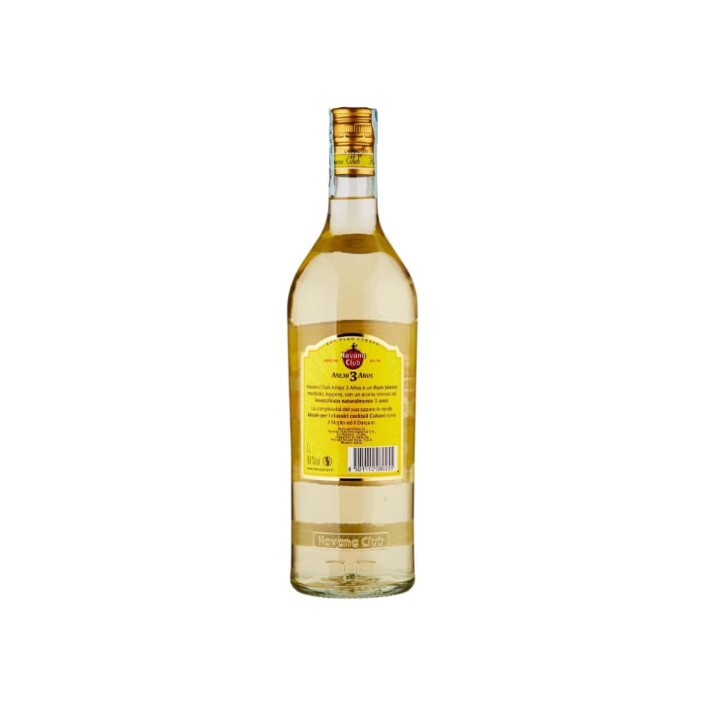 Botella de ron blanco añejo 3 años 40 % vol Havana Club (1 L) - Miniatura 3