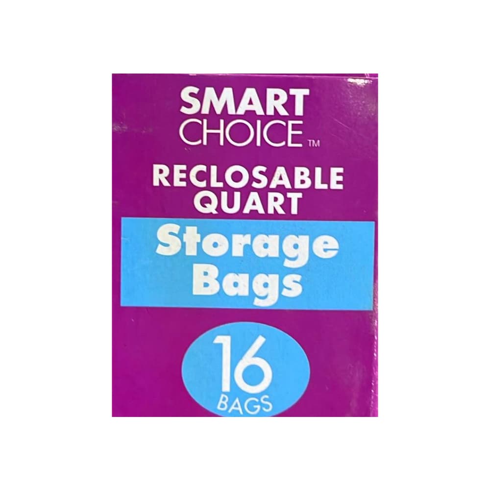 Bolsa plástica para almacenaje con cierre dentado Smart Choice (16 U) - Miniatura 4