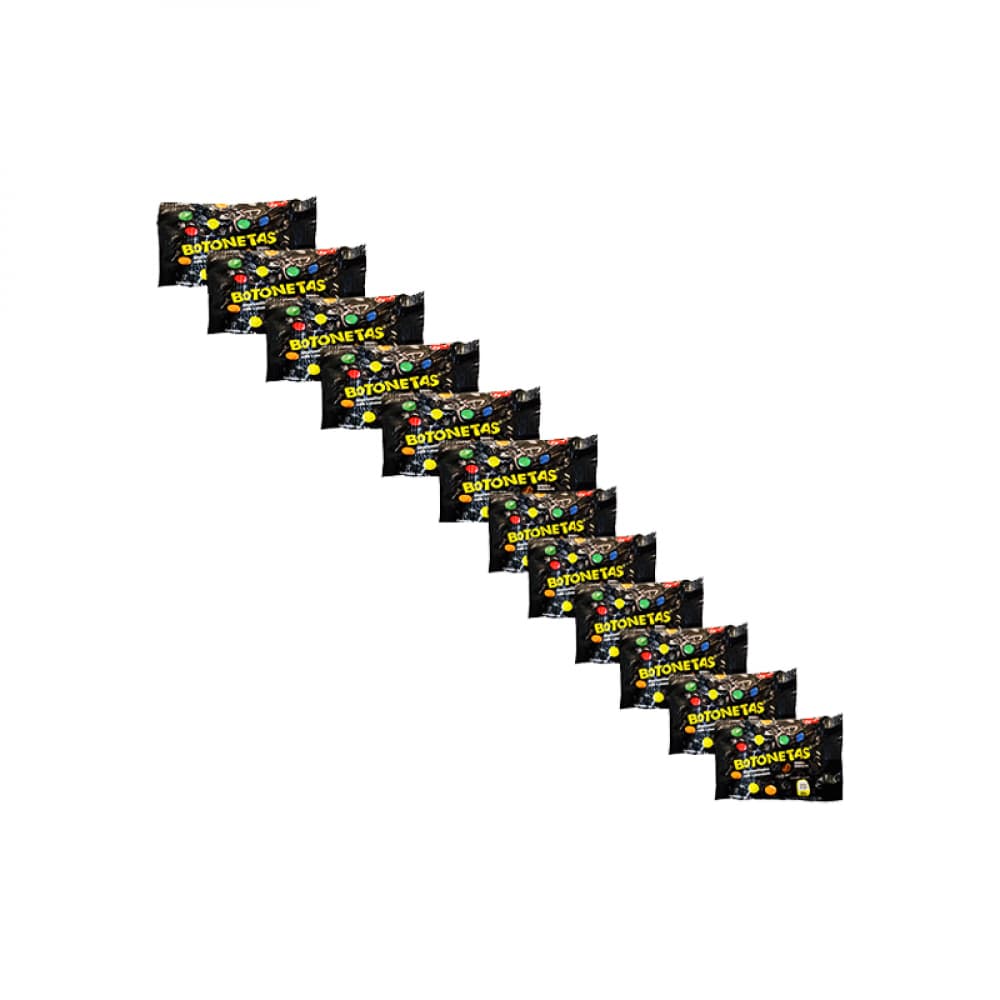 Dulces confitados sabor a chocolate Botonetas Best (12 x 9 g) - Imagen 1