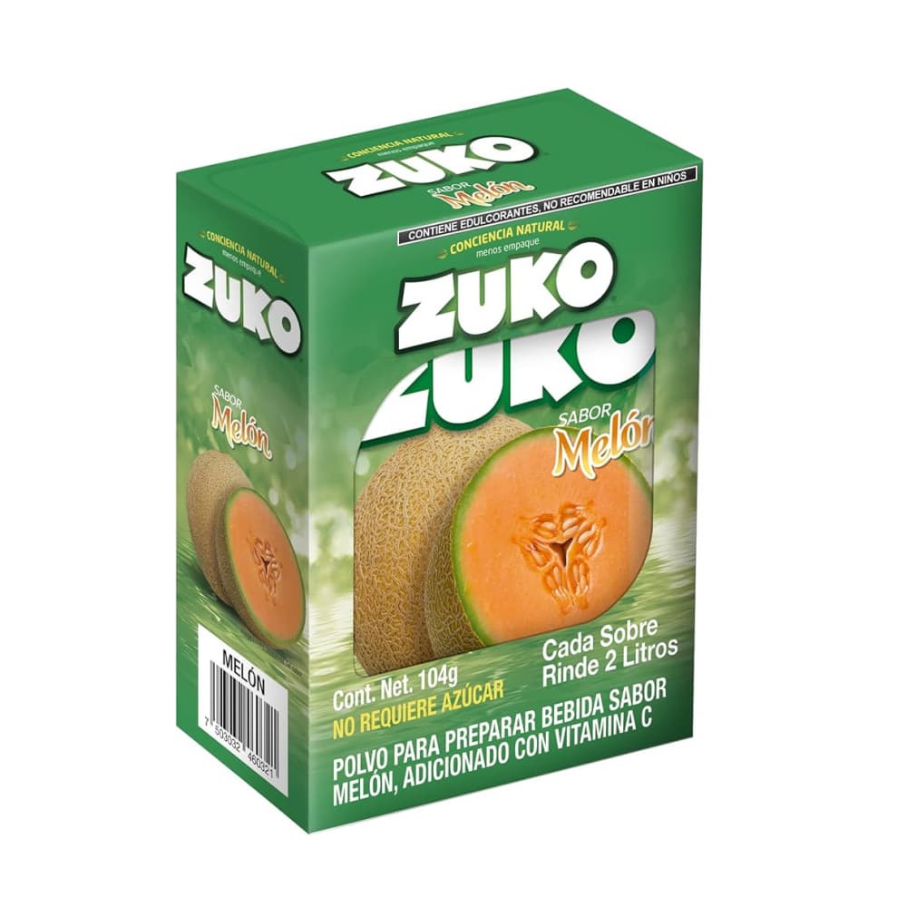 Refresco instantáneo sabor melón de castilla Zuko (8 x 13 g) - Imagen 1