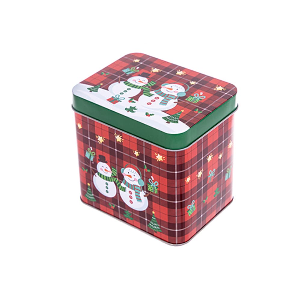 Caja de metal Navidad colores surtidos 9 cm - Imagen 1