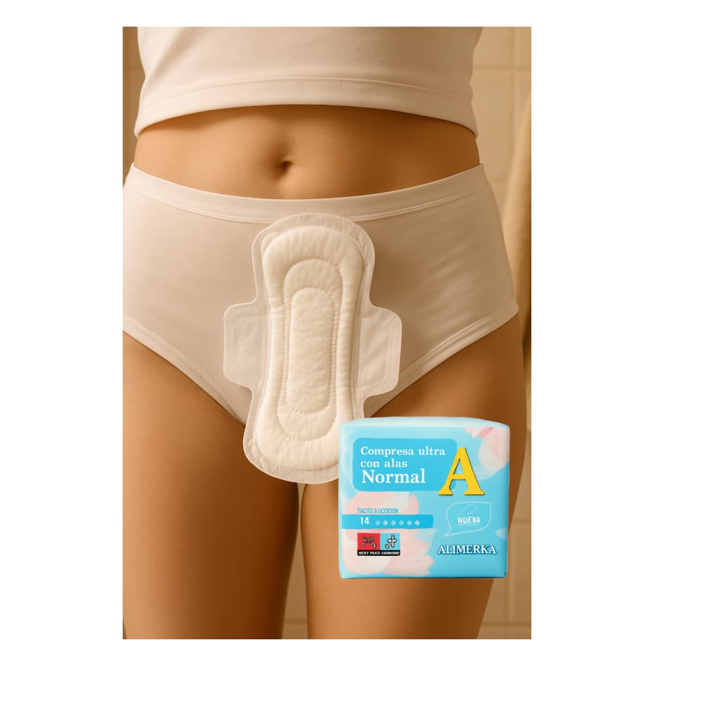 Compresas ultra alas normal Alimerka (14 U) - Miniatura 4