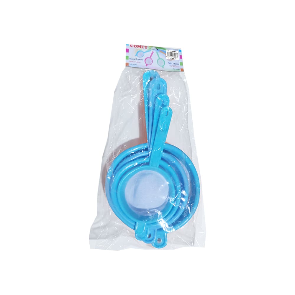 Coladores plásticos para alimentos y bebidas Comet (4 U) - Miniatura 3