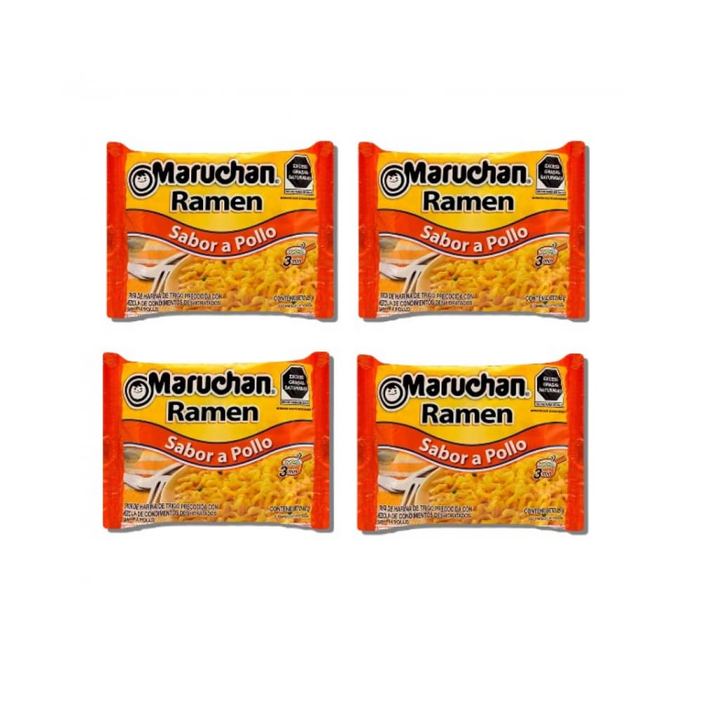 Sopa de fideos sabor a pollo Maruchan (4 x 85 g / 3 oz) - Imagen 1