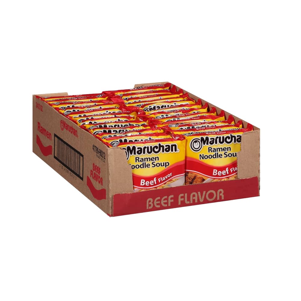 Sopa de fideos sabor a res Maruchan (24 x 85 g / 3 oz) - Imagen 1